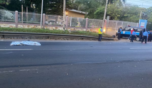 Mujer ciclista es arrollada mortalmente en la Carretera a Masaya