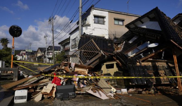 Seísmo en Japón: 82 muertos, 79 desaparecidos y poca esperanza de hallar supervivientes