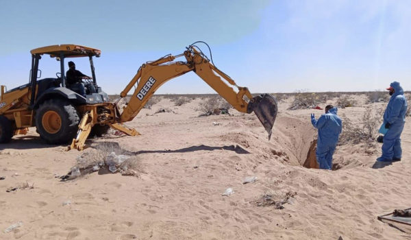 Encuentran dos cuerpos en fosas clandestinas en frontera de mexicana Ciudad Juárez y EEUU