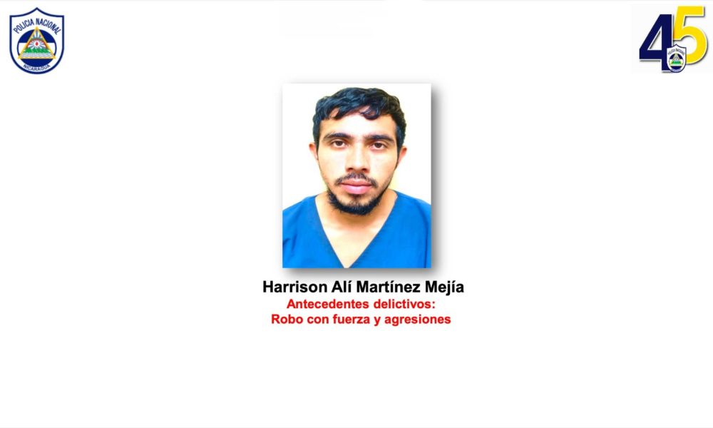 Harrison Alí Martínez acusado por asesinato. LA PRENSA/ Policía.