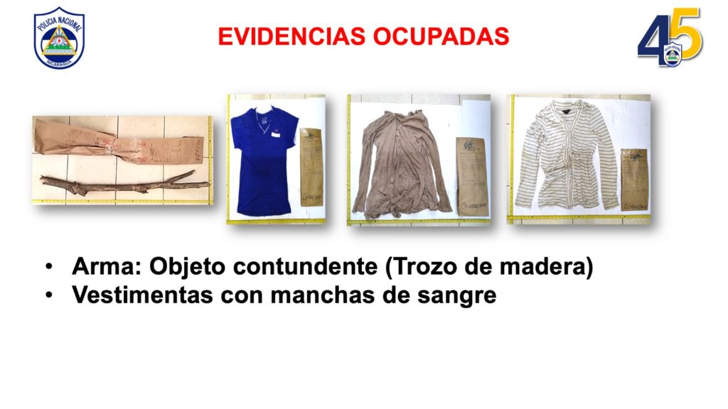 Estas son las evidencias Antony David Aguilar y Walter Danilo Olivares. LA PRENSA/ Policía. 