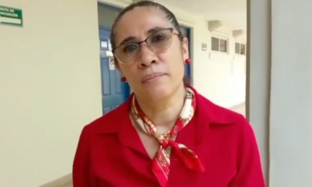 Verónica Fiallos Moncada, jueza Distrito Penal de Juicio de Ocotal./Captura de video/ Redes sociales. 