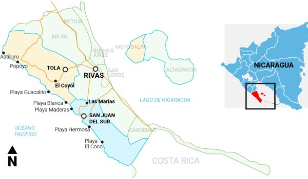 Procuraduría General declara de utilidad pública terrenos en Tola y San Juan del Sur para el proyecto de la Costanera