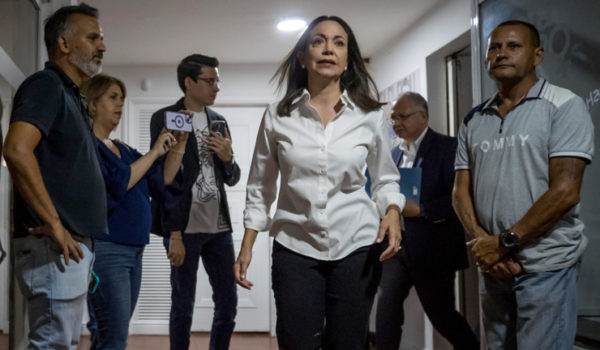 María Corina Machado niega las acusaciones de la Fiscalía sobre supuestos planes violentos