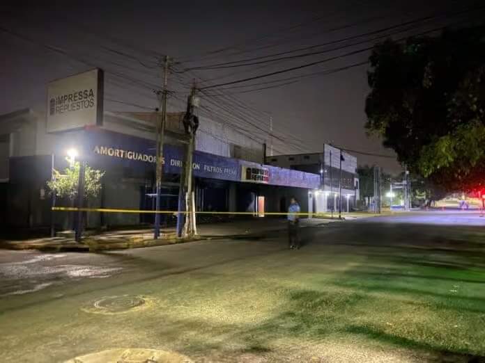 escena del crimen. LA PRENSA/ Radio La Primerísima.