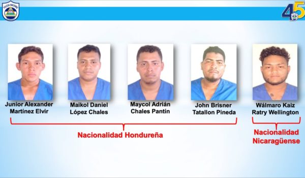 Cuatro hondureños implicados en asesinato de adolescente en el Caribe Norte