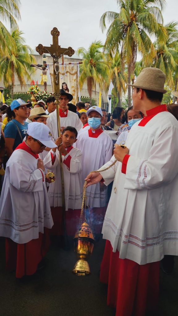 Vía Crucis Penitencial, Catedral de Managua. Fotos cortesia