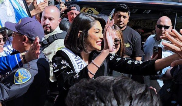Sheynnis Palacios es recibida por la comunidad nicaragüense en San Francisco