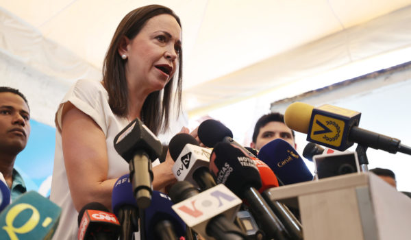 María Corina Machado llama a una «protesta mundial» contra el «bloqueo electoral» en Venezuela