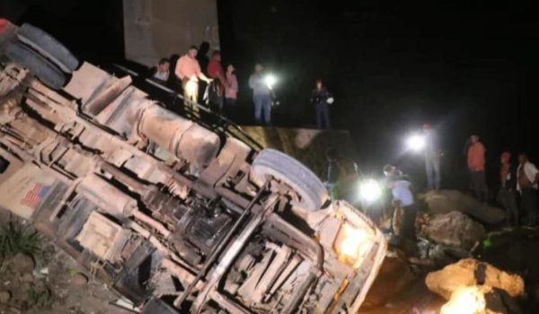 Tragedia vial en Siuna: cinco fallecidos tras vuelco de un camión