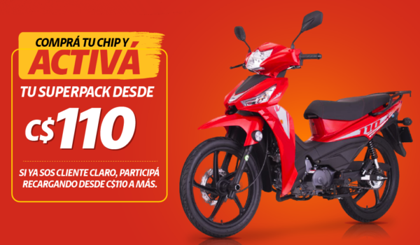 Claro te regala una moto en este verano
