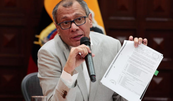 Un tribunal de Ecuador declara ilegal la detención de Glas pero lo mantiene en prisión