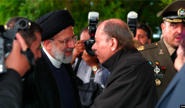 La última visita de Ebrahim Raisi a Daniel Ortega, antes del trágico accidente de helicóptero en Irán