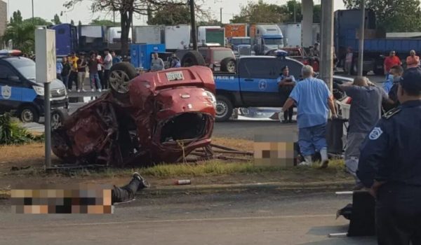 Muere quinta víctima del brutal accidente frente a la Fuerza Aérea, en Managua