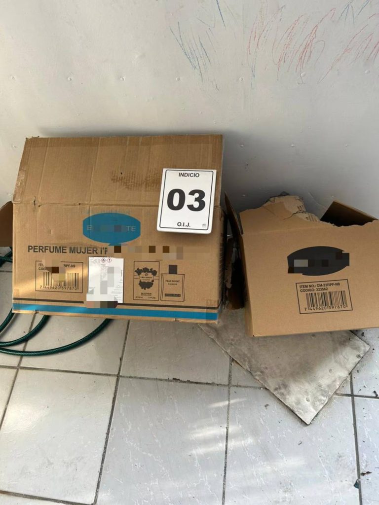 Esta es parte de la mercadería ocupada a los asaltantes. LA PRENSA/OIJ.