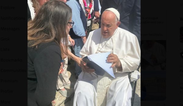 Opositores nicaragüenses logran hacerle llegar una carta al papa Francisco