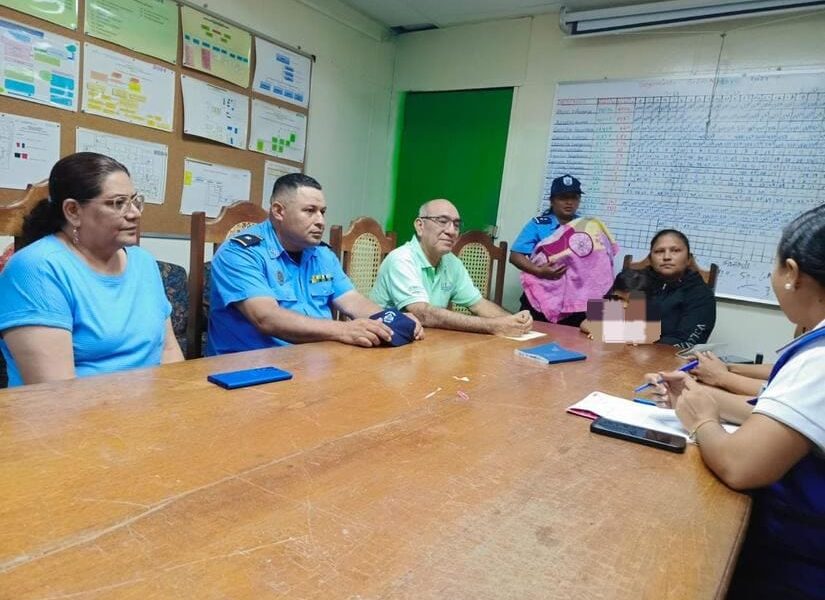 La bebé secuestrada del hospital de Masaya fue entregada a su abuela materna. Foto: Tomada de El 19 Digital