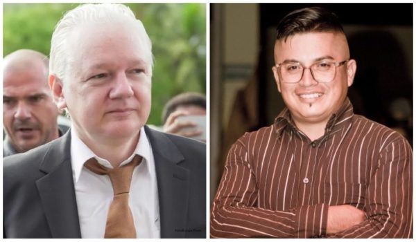 Dictadura celebra la libertad de Julian Assange, mientras mantiene preso a un periodista nicaragüense
