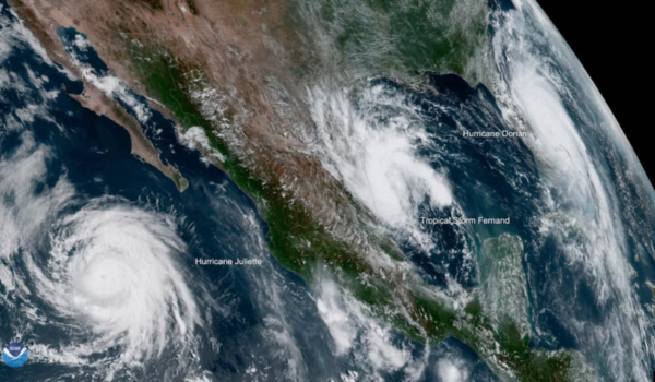 NASA, satelite, huracanes, tormentas