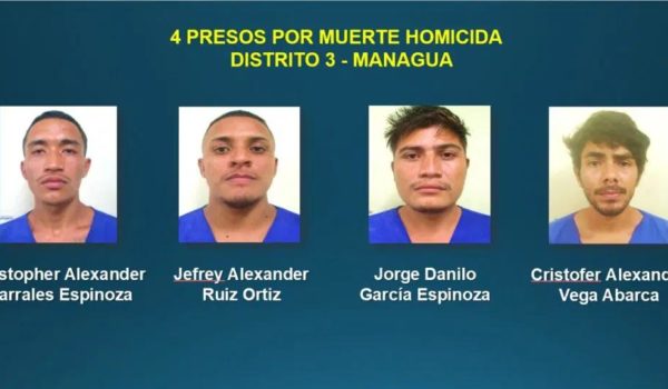Fiscalía acusa a cuatro sospechosos por pleito donde hubo un muerto en un barrio de Managua