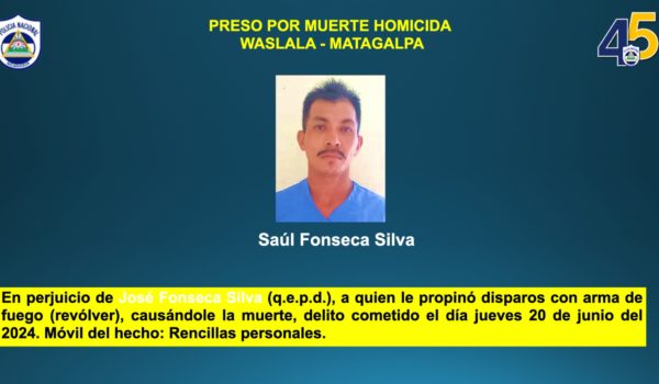 Fiscalía acusa a sujeto que mató a su hermano por una herencia, en Waslala
