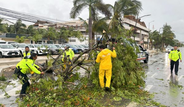El ciclón Beryl deja lluvias «fuertes» en la frontera norte de México