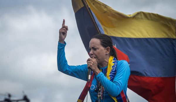 La líder opositora María Corina Machado asegura que «el miedo se acabó» en Venezuela