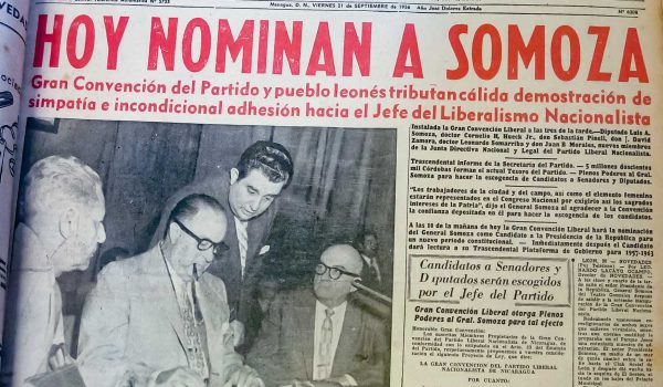 El último mambo de Anastasio Somoza García