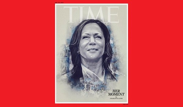 Kamala Harris es portada de Time y la revista destaca que es «su momento»