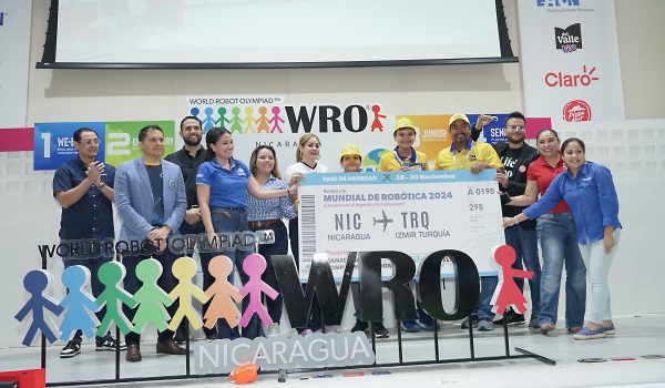 Claro Nicaragua se une a la 7ma Olimpiada Nacional de Robótica 2024