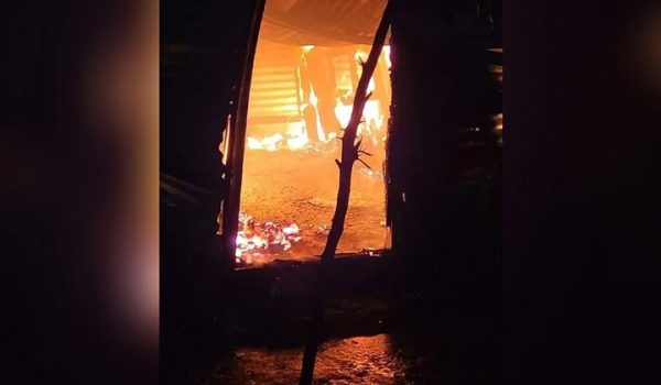 Candela encendida desata incendio en barrio de Managua