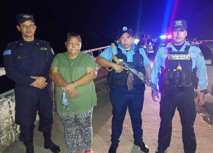Maribel Reyes Yanez presunta marera salvadoreña capturada la semana pasada en El Viejo, departamento de Chinandega. LA PRENSA/Policía.