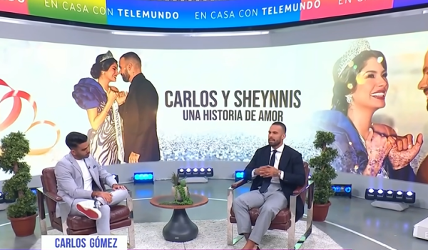«Amo mucho a Sheynnis Palacios». Carlos Gómez habla sobre su noviazgo con Miss Universo 2023