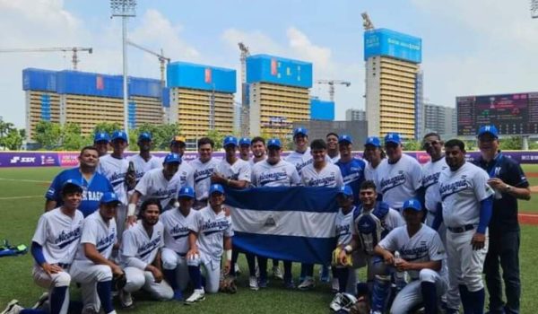 Nicaragua debuta con un triunfo en el Mundial Sub23 de beisbol en China