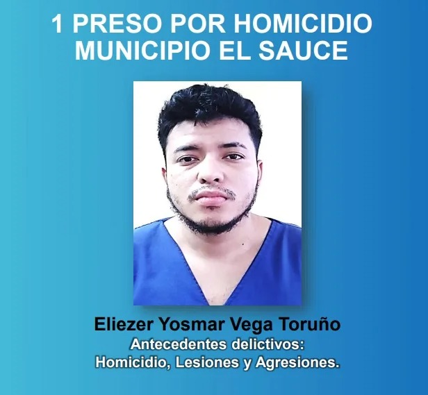 Elliezer Vega Taoruño acusado por homicdio. LA PRENSA/ Policía 