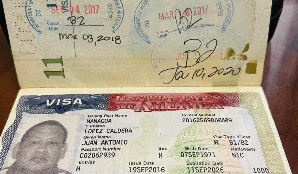 Juan Caldera, simpatizante orteguista, revela que Estados Unidos canceló su visa tras 30 años de tenerla