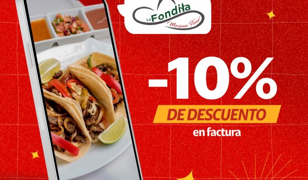 Ahorrá en La Fondita Mexican Food con Claro Club