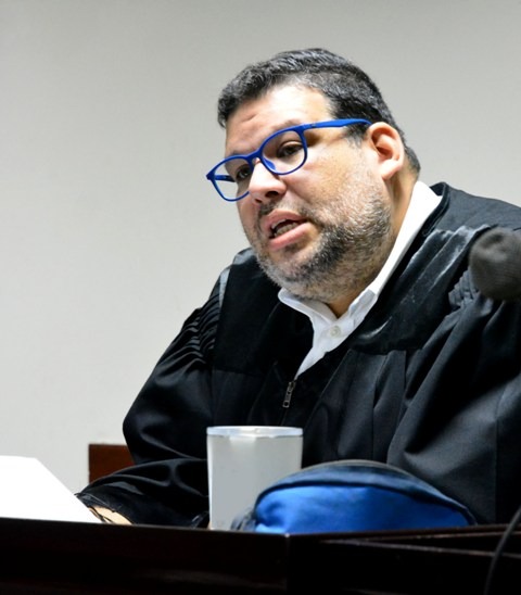 Roger Sánchez Báez, juez Primero Distrito Penal de Adolescente de Managua. LA PRENSA/ Redes sociales.  