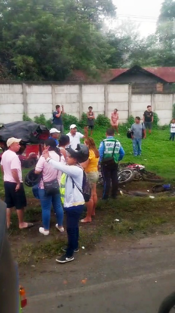 Dos fallecidos, lesionados y daños materiales es el saldo de dos percances viales acontecidos la mañana del martes en la carterra Ticuantepé- La Concepci´pon .
