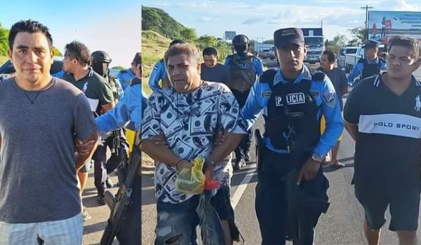 Nicaragua captura y entrega a El Salvador a cuatro sujetos circulados por la Interpol
