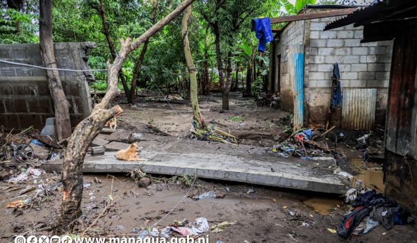 Lluvias dejan graves daños en Managua, Somoto, Rivas y Chinandega