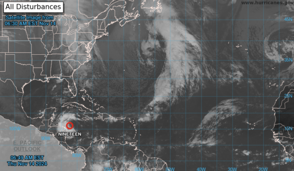 Ciclón tropical causará fuertes lluvias e inundaciones en Centroamérica