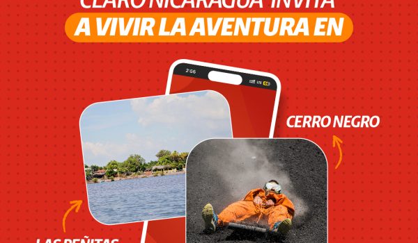 Claro Nicaragua invita a vivir la aventura en Cerro Negro y Las Peñitas