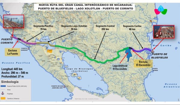 Régimen reconoce que ruta anterior del Canal Interoceánico no respetaba áreas protegidas