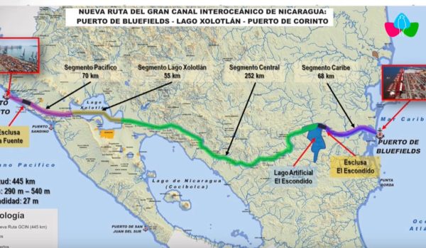Ortega presenta nueva ruta del Canal Interoceánico en la Cumbre Empresarial con China