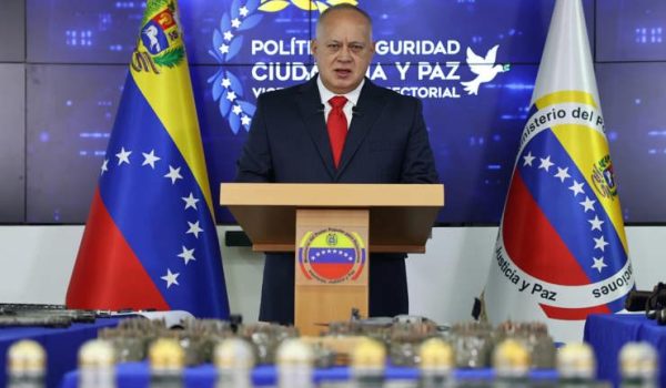 El ministro de Interior informa de nuevo plan vinculado a Machado para derrocar a Maduro