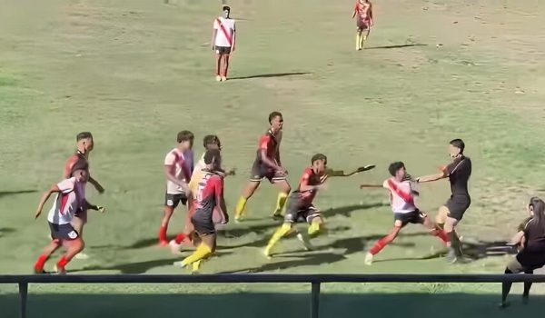 Batalla campal en la Liga de Ascenso del futbol nacional