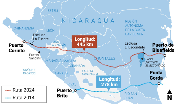 ¿Por qué la nueva ruta del proyecto del canal es inviable?
