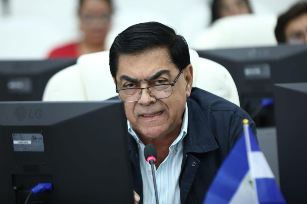 José Figueroa, diputado del FSLN. Foto de la Asamblea Nacional