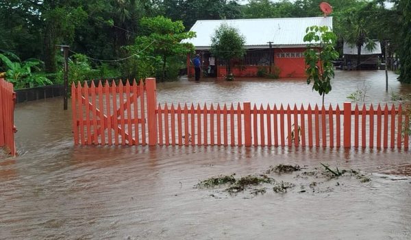 Tormenta Sara dejó dos fallecidos y casi 2 mil casas anegadas en Nicaragua